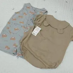 バースデイ futafuta くま 西松屋 クマ耳 ロンパース