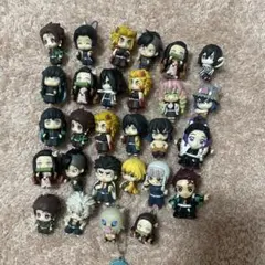 鬼滅の刃 ならぶんです22体 指人形 キーホルダー ケーブルマスコット セット