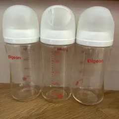 Pigeon 哺乳瓶 240ml 3本セット ガラス