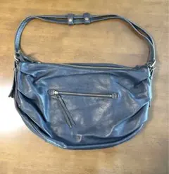 レザーショルダーバッグ 黒　BARDOT ROSE