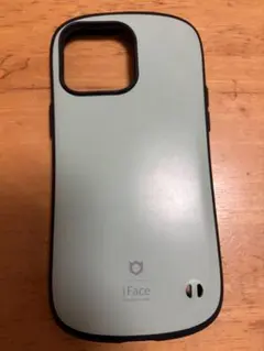 iPhone14promaxケース　iFace 緑