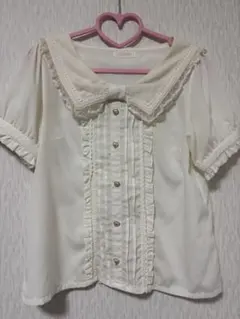 lizlisa メッセージセーラーブラウスのサムネイル