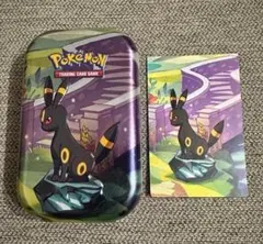 海外限定】ブラッキー ポケモン mini tin 缶 ダメカンケース ブイズ