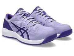 asics 安全靴 限定品 ホワイト/パープル CP112LC - メルカリ