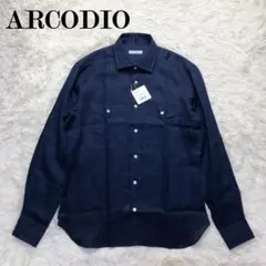 新品タグ付】ARCODIO リネンシャツ サイズ40 干場義雅 - メルカリ