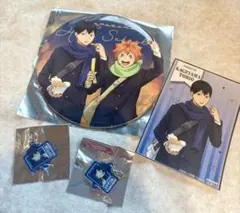 【影山飛雄】ハイキュー コスモワールド特典 デカンバッチ 缶バッジ 烏野