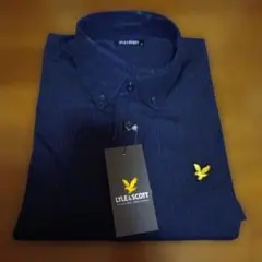 早い者勝ち　新品　Lyle & Scott ネイビー ボタンダウンシャツのサムネイル