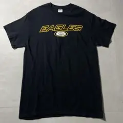 【GILDAN】ハワイ・バプティスト・アカデミー カレッジロゴ Tシャツ 黒 M