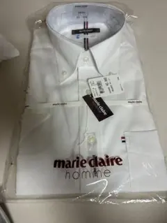 marie claire homme ワイシャツ 半袖 39 白のサムネイル