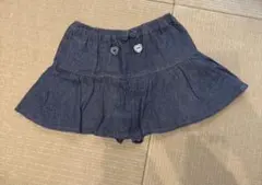 any FAM デニムスカート キュロット インナーパンツ付き