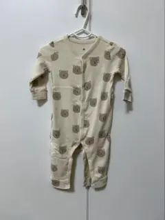GAP babyGap 70cm くま柄 ロンパース 長袖 カバーオール