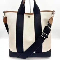 美品　トプカピ　トートバッグ　ショルダーバッグ　スコッチグレイン 縦型 2way