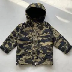 BAPE KIDS ゴアテックス　アウター　カモ柄　カモフラージュ100