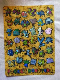 ポケモン ミュウツーなど 下敷き、消しゴム