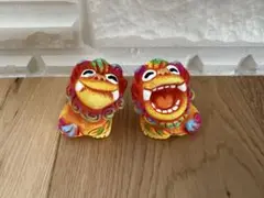 カラフル シーサー 置物 かわいい