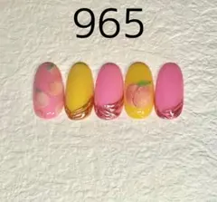 新品ネイルチップ・桃