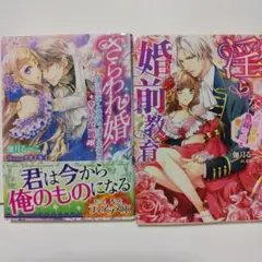 Tl小説　伽月るーこ 2冊セット　淫らな婚前教育他