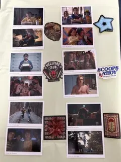 一番くじ ストレンジャー・シングス I賞 ブロマイド＆ステッカー まとめ売りのサムネイル