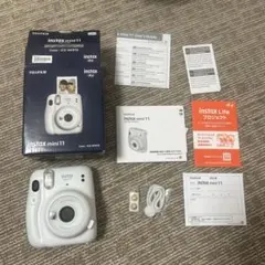 FUJIFILM instax mini11 チェキ　ICE WHITE