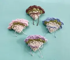 ★ギフトに♪花束にもなるコットンコースター４枚セット⭐︎ハンドメイド★【２】