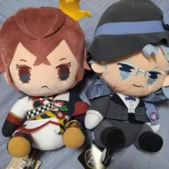 ツイステ　アズール　リドル　スペシャルハンドメイド風お座りぬいぐるみ　セット