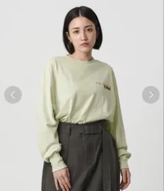 BEAUTY&YOUTH 別注＜Americana＞ロゴロングスリーブTシャツ