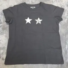 agnes b. PARIS スタープリント 半袖Tシャツ ブラックのサムネイル