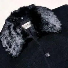TRUMP札幌 】ファーブルゾン 裏地花柄 コート ジャケット - メルカリ