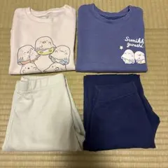ユニクロ　パジャマ　110 すみっコぐらし　2枚セット　キッズ