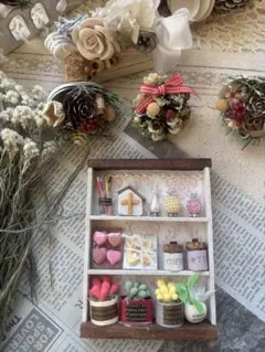 インテリア雑貨　ハンドメイド　ミニチュア ドールハウス　土日限定お値下げ