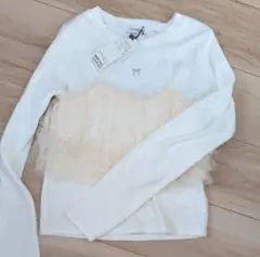 値下げ★lovetoxic フリルビスチェ付き長袖カットソー