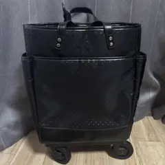 新品未使用】SWANY スワニー キャリー クロコ型押し 黒 4輪 Lサイズ
