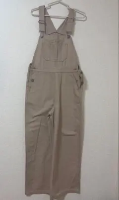 GU レディース オーバーオール サロペット ベージュ Sサイズ 美品