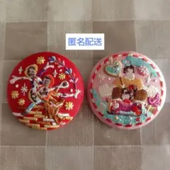 ディズニー　刺繍缶バッジ