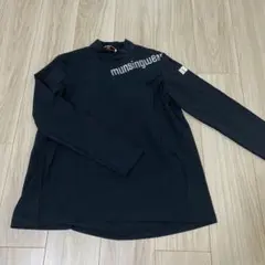 munsingwear 黒 長袖シャツ