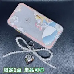 アリス iPhoneケース パールビーズストラップ付き iPhone11