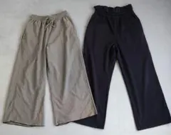 キッズ ワイドパンツ サイズ150 2着セット