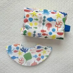 e.m様専用　ハンドメイド　まんまるスタイ　海の生き物