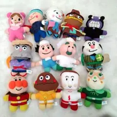 初期アンパンマン　ビーズ人形　 ぬいぐるみ 13体セット