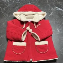 ミキハウス フード付きアウター 80