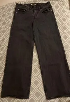 Levi Strauss & Co. ダークグレー ストレートデニム