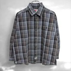 リーバイスLEVI'S 90s長袖カジュアルシャツ　チェック　綿100%M（D4