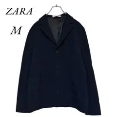 ZARA メンズ テーラードジャケット ネイビー 紺ブレ M