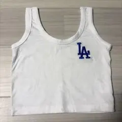 LA タンクトップ ホワイト　XSサイズ
