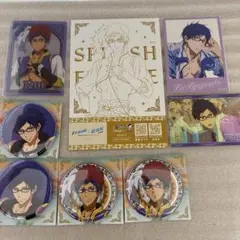 Free! SPLASH FREE 缶バッジ、クリカ、特典、フォトカ・龍ヶ崎怜
