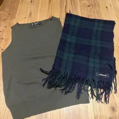 zucca ベスト　ストール