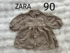 ZARA♡ザラ　ザラキッズ　さくらんぼ柄長袖ワンピース　サイズ90