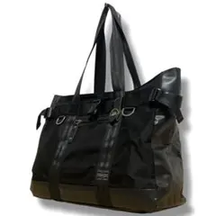 ポーター　トートバッグ　ヒート　ビジネス　A4収納可　ナイロン　ブラック