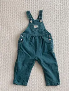 ZARA ターコイズ オーバーオール 12-18M