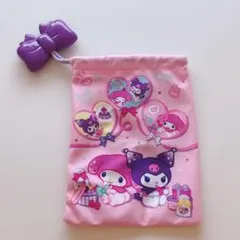 ハッピーセット マイメロ クロミ 巾着